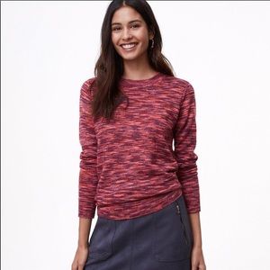 NWT Loft Spacedye Shirttail Sweater XXSP